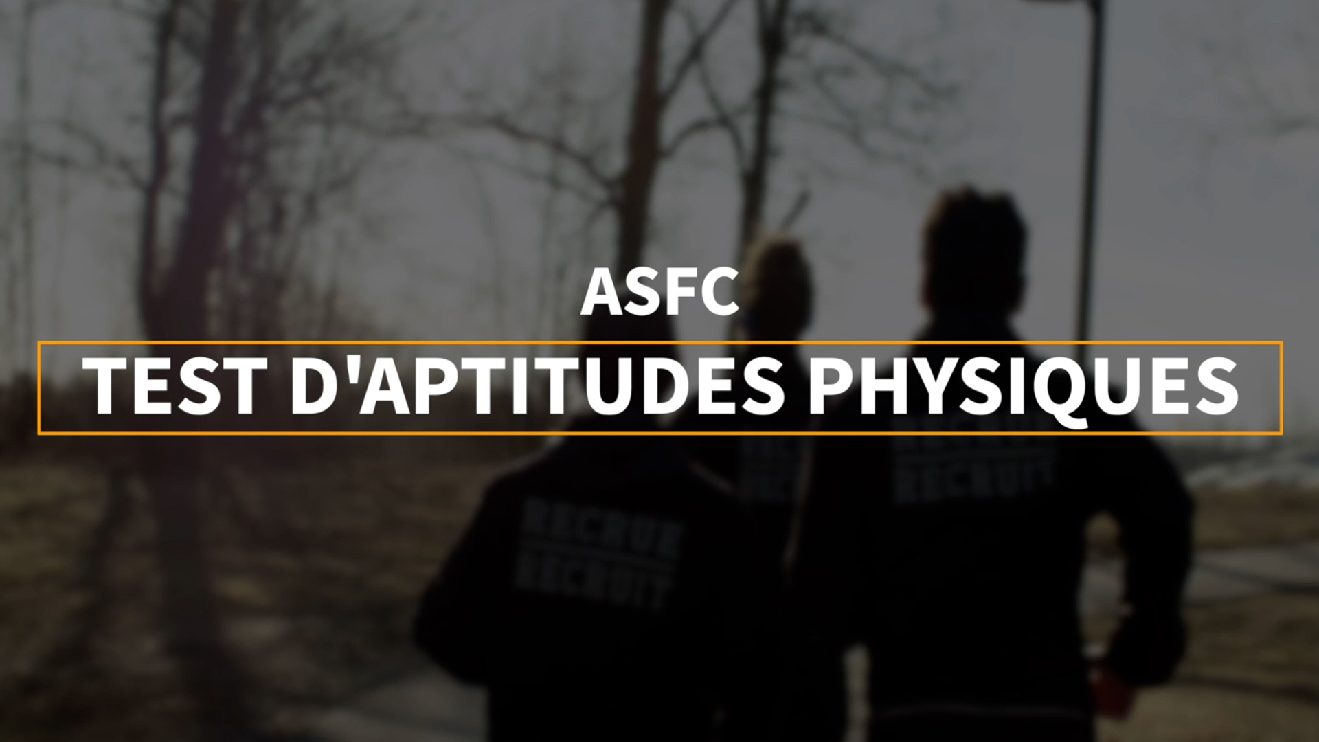 Test d'aptitudes physique